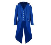 Genérico Chaqueta Gótica Steampunk, Traje de frac medieval Steampunk, Disfraz de cosplay para mascarada, circo, espectáculo de escenario, de disfraces y baile.