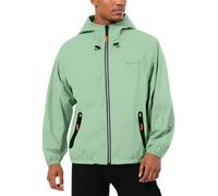 Genérico Chaqueta Hombre - Cazadora Hombre Softshell Cazadoras Cortavientos Entretiempo Chaquetas Clásica Regular Fit Jacket Trabajo Senderismo Primavera Ropa Verde Menta 3XL