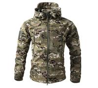 Genérico Chaqueta Hombre Invierno con Capucha Bomber Paño Elegante Abrigo Hombre Deportiva Chaquetones Acolchada Tallas Grandes Nieve Sudadera Trabajo Otoño Rebajas 2#Camuflaje 3XL