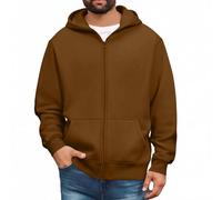 Genérico Chaqueta Hombre Invierno con Capucha Polar Nieve Termica Abrigo Hombre Trabajo Chaquetones Bomber Tallas Grandes Militar Sudadera Esqui Otoño Rebajas 2#marrón XL