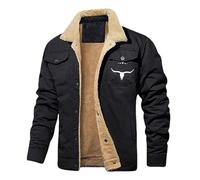 Genérico Chaqueta Hombre Invierno con Capucha Polar Paño Termica Chaqueta Hombre Trabajo Chaquetones Bomber Tallas Grandes Militar Sudadera Running Otoño Rebajas 2#Negro XXL