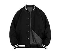 Genérico Chaqueta Hombre Polar Sin Capucha,Chaqueta Reversible para Hombre Casual Informal De Muy Buen Gusto para Deportes Al Libre