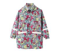 Genérico Chaqueta Impermeable NiñO 12 AñOs,Chubasquero con Capucha para NiñAs Peto De Lluvia con Estampado De Dibujos Animados Prendas De Vestir Impermeables A De De 2 A 11 AñOs Gabardina Sudaderas