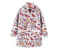 Genérico Chaqueta Impermeable NiñO 12 AñOs,Chubasquero con Capucha para NiñAs Peto De Lluvia con Estampado De Dibujos Animados Prendas De Vestir Impermeables A De De 2 A 11 AñOs Gabardina Sudaderas