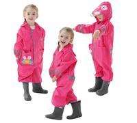 Genérico Chaqueta Impermeable para NiñO,Lluvia para NiñOs con DiseñO De Dibujos Animados Lindo Y Reflectante para Que Los NiñOs PequeñOs Y Los NiñOs Jueguen Al Aire Libre