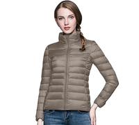 Genérico Chaqueta Plumífero Ultraligero para Mujer - Abrigo De Plumas Ligero Y Plegable - Cazadora Down Jacket Elegante