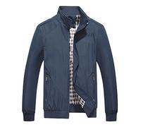 Genérico Chaqueta Primavera Hombre - Cazadora Hombre Primavera Ligera Tiempo Libre Verano Chaqueta Entretiempo Chaqueta Deportiva Informal Holgada con Bolsillos Y Cremallera