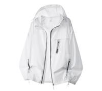 Genérico Chaqueta Protectora Solar Moto Hombre,Chaqueta Informal Ligera Cortavientos De Verano para Deportes Al Aire Libre Transpirable Y CóModa para Viajes