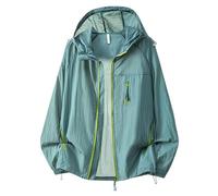 Genérico Chaqueta Protectora Solar Moto Hombre,Chaqueta Informal Ligera Cortavientos De Verano para Deportes Al Aire Libre Transpirable Y CóModa para Viajes