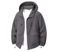 Genérico Chaqueta Protectora Solar Moto Hombre,Ropa De Verano Transpirable Y Protectora del Sol para Hombres Y Mujeres