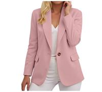 Genérico Chaqueta Traje Mujer Invierno Ligera Chaqueta De Oficina Conjunto Elegante Y Chic Para Mujer Abierta Elegante Sin Botones Deportiva Ajustada Botones Vintage Entallada Trabajo Oficina