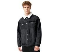 Genérico Chaquetas de Chandal Abrigo Hombre Ropa Trabajo Invierno de Nieve Cazadora Termica de Esqui Chaqueta Larga Ligero Entretiempo Chaqueta Hibrida Hombre Negro M