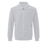 Genérico Chaquetas Hombre - Chaqueta De Hombre Tipo Cárdigan Slim Fit con Bolsillo con Cremallera Y Cremallera Juvenil De Primavera Y Otoño (Grey XL)