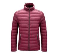 Genérico Chaqueton Pluma Hombre, Abrigo Hombre Invierno Largo,Chaquetas Y Abrigos De Plumas para Hombre Chaqueta Ligera Plegable Chaquetas De Invierno Acolchadas TéRmicas Aislantes Abrigo