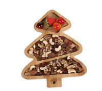 Genérico Charcuterie Boards - Christmas Serving Platter, Wooden Serving Boards, Rustic Appetizer Board for Holiday Dinner Home ServingS Food Fruit Bread Cookie Sushi Table, Christmas Platter