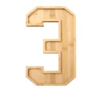 Genérico Charcuterie Serving Tray - Numbers for Charcuterie Board, Solid Wood Fillable Large Size | Reusable Food Snack Serving Tray Platter Box | Display Tableware Holder for Cheese Biscuits Candies