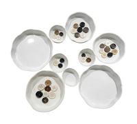 Genérico Charcuterie Tray - 9-Grid Aluminum Serving Bowls For Snacks & Appetizers | Decorative Party Platter For Nuts, Fruit, Candy & Dessert Presentation