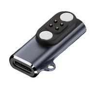 Genérico Charger Adapter, Headphones Magnetic Converter, Compact Size Secure Fit Portable Design Lightweight Build, Charging Protection Adapter for Women, Men 1.14x0.47x0.39 Inches