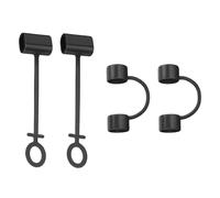 Genérico Charging Adapter Holder - 5cm 4 Pack Silicone Cable Keeper, Anti Lost Converter Sleeve Case | Portable Organizer for Travel Car Backpack Pocket Keychain Electronics Accessories