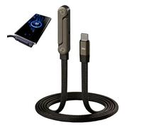 Genérico Charging Cable Stand - 4.9FT Wire for Phone | Right Angle Design with Secure Grip, Car Home Workplace Accessory, Video Game Tool, Computer Connection Aid, Cell Holder Organizer