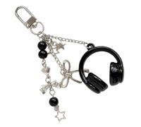 Genérico Charm Cuffie Per Borsa - Ciondolo Portachiavi Con Tema Musicale, Portachiavi A Per Borse,Adatto Per Borsetta, Chiavi Auto, Uomini, Donne, Ragazze Adolescenti, Amici, Madre, Papà E Nonn