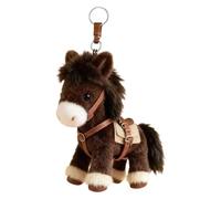 Generico Charm llavero caballo | Símbolo de la suerte animal de peluche - Símbolo equino | Para amigos, papá, mamá, abuelo, novena, collega profesor, bolso mochila bolso