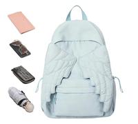 Genérico Charming Design Backpack with Wings Travel Laptop Luggage Bookbag