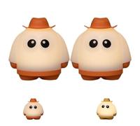 Genérico Charming Ghost Night Light, LED Rechargeable Night Light, Suitable for Halloween Gifts and Decorations for Family and Friends (2Pcs*Orange)