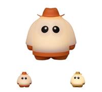 Genérico Charming Ghost Night Light, LED Rechargeable Night Light, Suitable for Halloween Gifts and Decorations for Family and Friends (1Pcs*Orange)