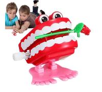 Generico Chattering Teeth Wind Up To - Walking Babbling Toy, Feet Props, Gag Joke Novelty | Funny Small Feet Knickknack for Kids Boys Girls, Wind Up Chattering Teeth, Halloween Prank, 1 PC