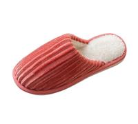 Genérico Chausson con relleno para mujer - Zapatillas antiderapant para mujer, zapatillas de color liso, con suela suave, zapatillas de otoño e invierno, zapatillas de interior, rosa, 40 EU