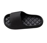 Genérico Chausson Ete Homme Pantoufles Ouvertes Couleur Unie Pantoufles Legere Casual Chaussures Plantillas Flexibles Chaussures Maison Chic Chausson Homme Plataforma Cómodo, Negro , 42 EU