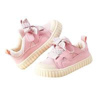 Genérico Chaussures Basket et Girls Spring et Otoño Design Colorful Chaussures pour Tout-Petit à Fond Souple Chaussures de tissu à Fond Souple Antideslizants Baskets altantes Homme, rosa, 25.5 EU