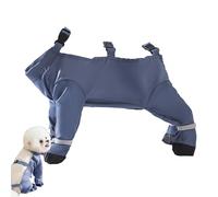 Genérico Chaussures De Protection Imperméables Et Anti-Poussière Pour Chien, Bottes D'Une Pièce Avec Bretelles Réglables | Pour Taille Petite À Moyenne, Randonnée Et Aventure En Extérieur