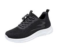 Genérico Chaussures de Running Hommes Basket Homme Chaussures Mode et Sport pour Hommes Basket Running Homme Trail Antideslizante Confort Ligeras Jogging Slip on Outdoor Chaussure, B Le Noir, 43 EU