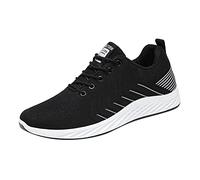 Genérico Chaussures Hommes Basket Homme Chaussures de Sport Hommes Basket Running Homme Confort Mesh Antideslizante Multisports Outdoor Slip on Antideslizante Chaussure, Le Noir 3, 39 EU