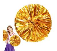 Genérico Cheerleader Pom Poms - Dance Cheer Accessories | Lightweight Streamers with Comfortable Handle Grip, Performance Props for School Games Parties Festivals Stage Shows