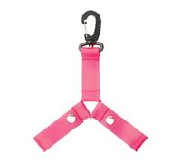 Genérico Cheerleading Pom Hanger - Team Tag Holder with Button, Pom Bag Clip For Easy Access, Reinforced Strap + Lightweight Material, For Cheerleading Competition Game Team Event School Dance