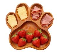 Genérico Cheese Serving Board - Dog Themed Multi-Compartment Platter | Charcuterie Board Dessert Serving Trays For Christmas Birthday Housewarming Hosting Entertaining Kitchen Home Table And Others