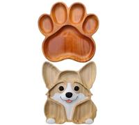 Genérico Cheese Serving Board - Dog Themed Multi Compartment Platter, Charcuterie Dessert Presentation Tray, Decorative Food Display Featuring Organized Snack Sections Enhancing Memorable Gatherings