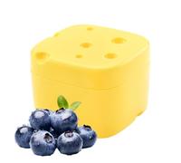 Genérico Cheese Storage - PP Material, Small Airtight Box With Lid, Sliced Cheese Container | Food Storage Organizer, Fresh Keeping Holder For Butter, Meat, Yogurt, Sandwich, Lunch, Pantry And Picnic