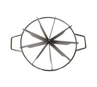 Genérico Cheesecake Slicer - Segna Di Pizza Marcatore Porzione Torta | Forniture Da Forno In Acciaio Inossidabile 6/9/10 Fette Per Il Ristorante Cafe Bakery Home Pizza Cheesecake Birthday Party