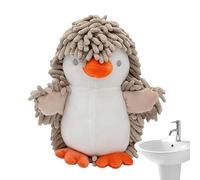 Genérico Chenille Animal Hand Towel - Cute Cartoon Penguin Fuzzy Soft,Chenille Towel Balls,for Office Home Kitchen Bathroom Laundry Room Dormitory Hotel