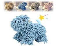 Genérico Chenille Towel Ball Dog, Cute Puppy Chenille Hand Towel, Super Absorbent Hanging Kitchen & Bathroom Towels, for Bathroom/Kitchen Countertops (Blue)
