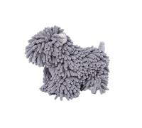 Genérico Chenille Towel Ball Dog, Dogs Shaped Microfiber Hand Towels, Soft Absorbent, Microfiber Hand Towels for Bathroom Kitchen Countertops Home Use (Gray)