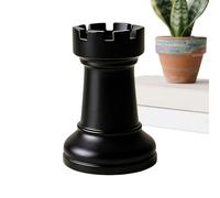 Genérico Chess Shaped Pencil Holder, Space Saving Decorative Desk Organizer Marker Cup, Functional Pencil Storage for Home Classroom Dorm Studio Study Bedroom Crayons Pens Markers 3.54 inches