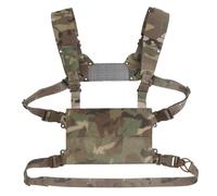 Genérico Chest Rig MOLLE Mini V2 Tipo H Ligero, Chaleco Táctico Modular con de Hebillas y Panel Frontal, Equipo de Entrenamiento(MC)