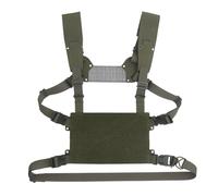 Genérico Chest Rig MOLLE Mini V2 Tipo H Ligero, Chaleco Táctico Modular con de Hebillas y Panel Frontal, Equipo de Entrenamiento(OD)