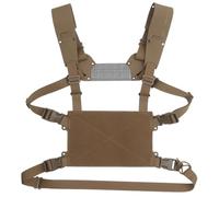 Genérico Chest Rig MOLLE Mini V2 Tipo H Ligero, Chaleco Táctico Modular con de Hebillas y Panel Frontal, Equipo de Entrenamiento(CB)