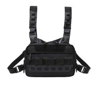 Genérico Chest Rig, Multifunctional Outdoor Bag, Waterproof Large Capacity, Adjustable Straps, Comfortable Fit, Ideal for Fishing, Hiking, Hunting, Material Polyester and Oxford Cloth